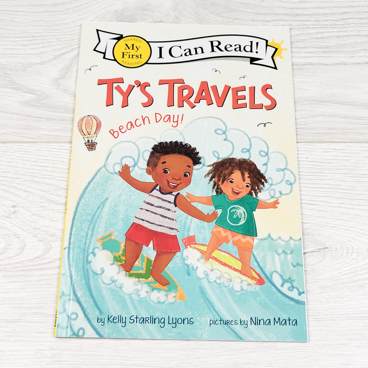 Ty's Travels: Beach Day! Soft cover early reader book