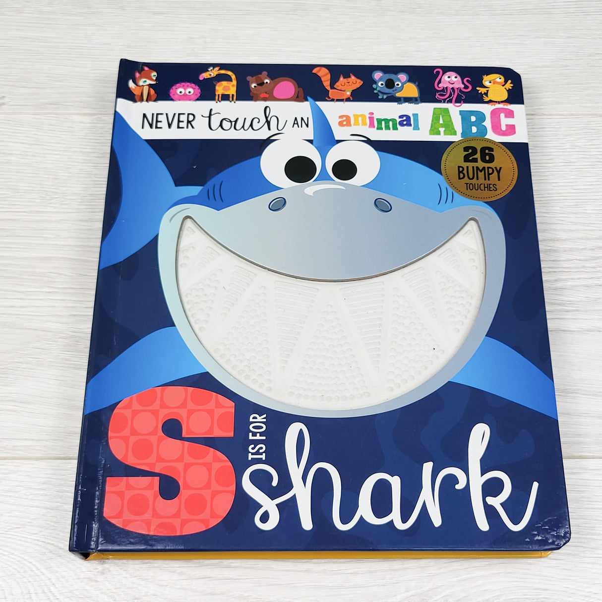 S is for Shark. Large touch and feel board book (sorry, no shipping)