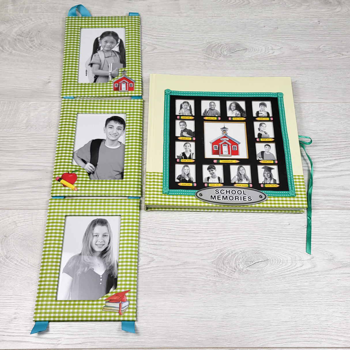 SpiceBox "School Memories" Keepsake Photo Album & Journal Set (sorry, no shipping)