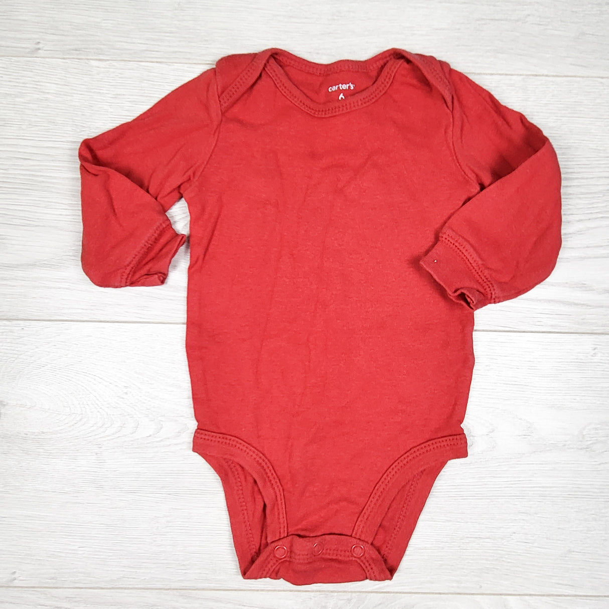 Carters solid red bodysuit. Size 6 months