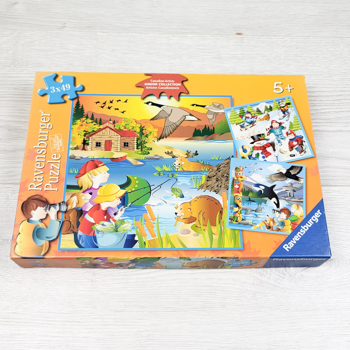 Ravensburger "Canadian Artists Junior Collection" 3x49 Pc Puzzle Set