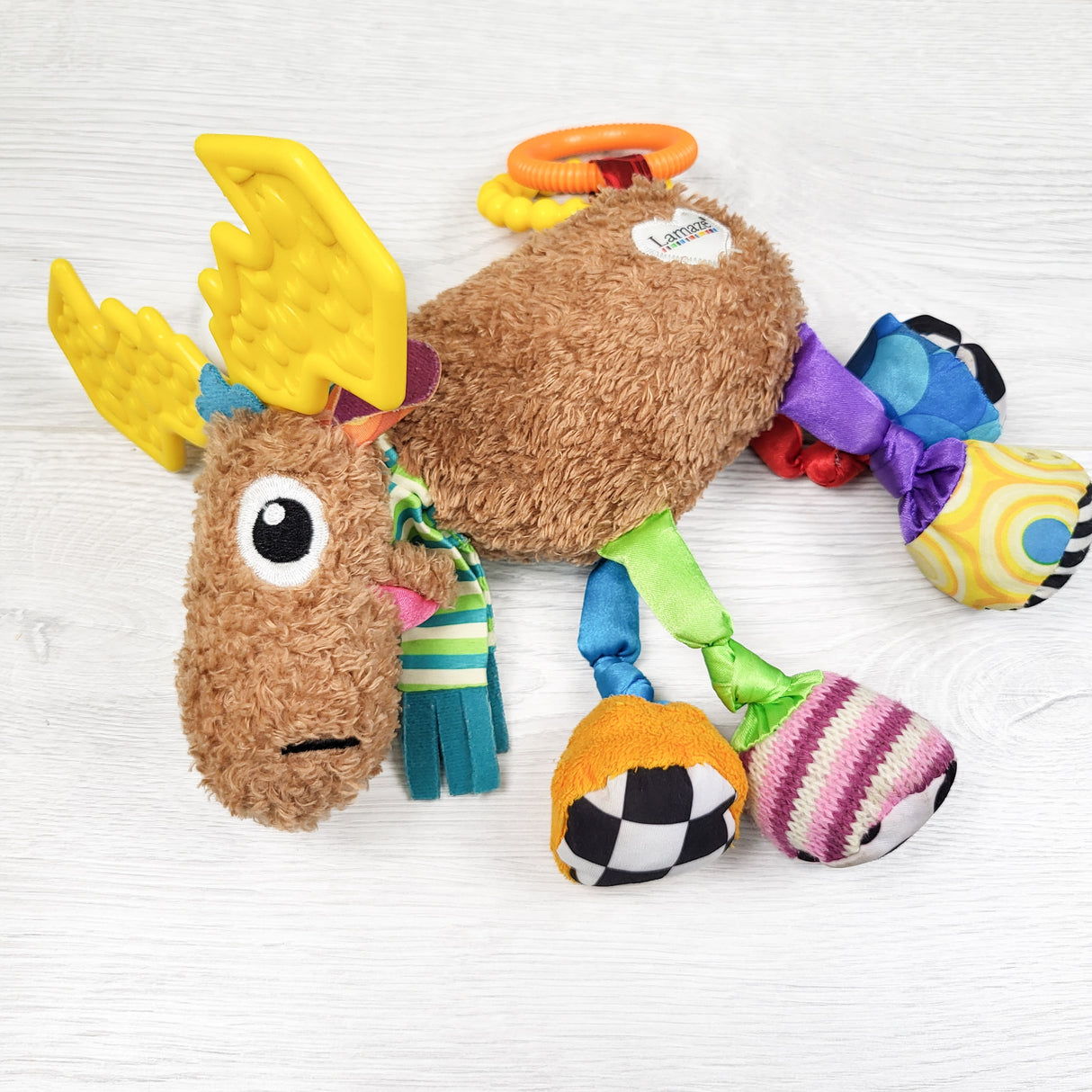 Lamaze moose stroller toy