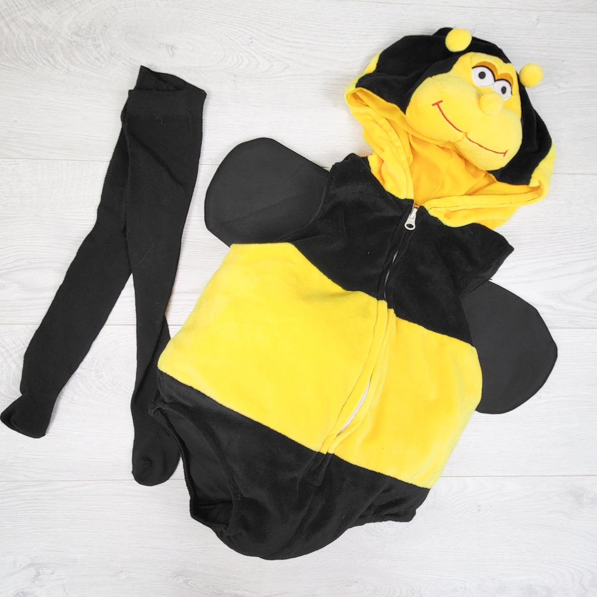 Plush 2pc Bumblebee costume. One size fits all