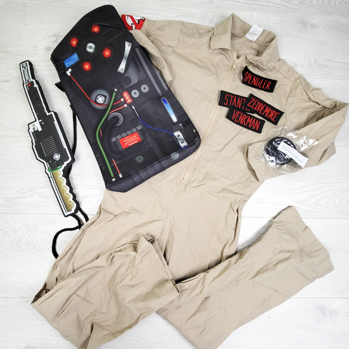 Ghostbusters costume. Size 8-10 Years - AS IS