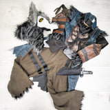 Werewolf Warrior costume. Size 5/6