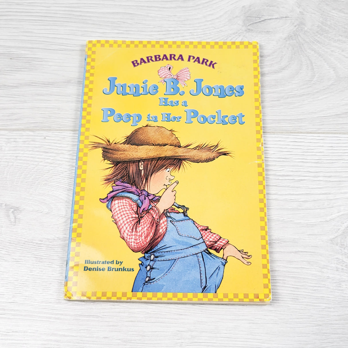 Junie B. Jones Has a Peep in Her Pocket. Soft cover chapter book