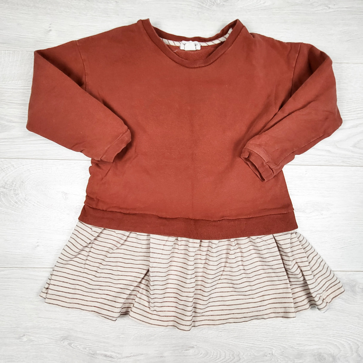 Miles the Label rust coloured dress. Size 5T