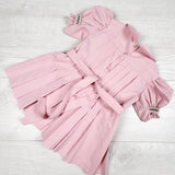 Vintage Bessbea Frocks Girls Hand-Smocked Pink Dress - AS IS. Approx size 12-18 months