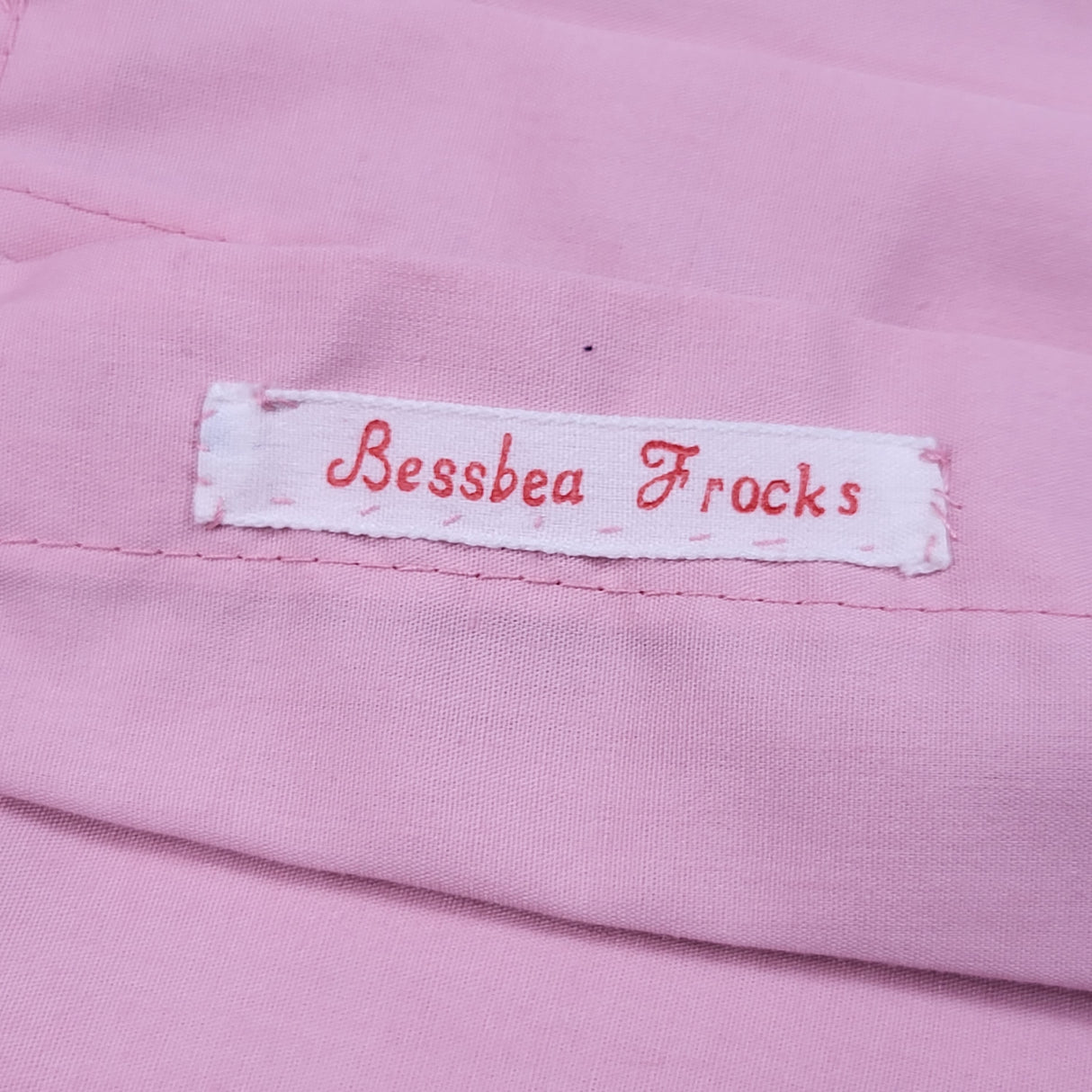 Vintage Bessbea Frocks Girls Hand-Smocked Pink Dress - AS IS. Approx size 12-18 months