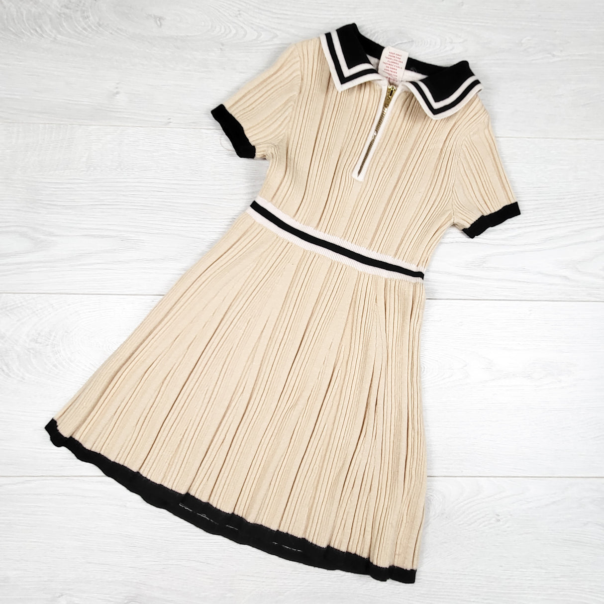 Happily Grey polo style sweater dress. Size 4T