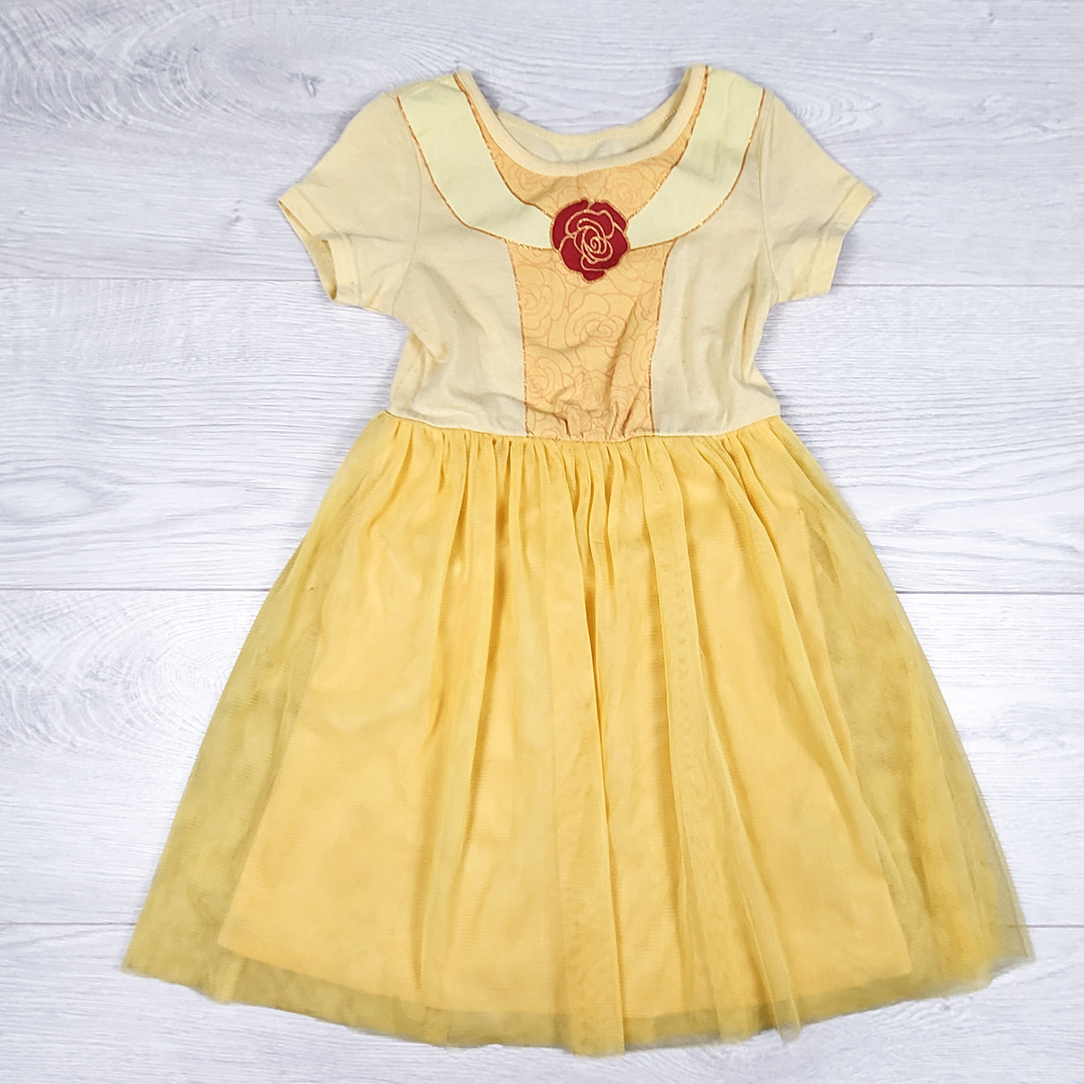 Old Navy yellow Disney Belle dress. Size 4T