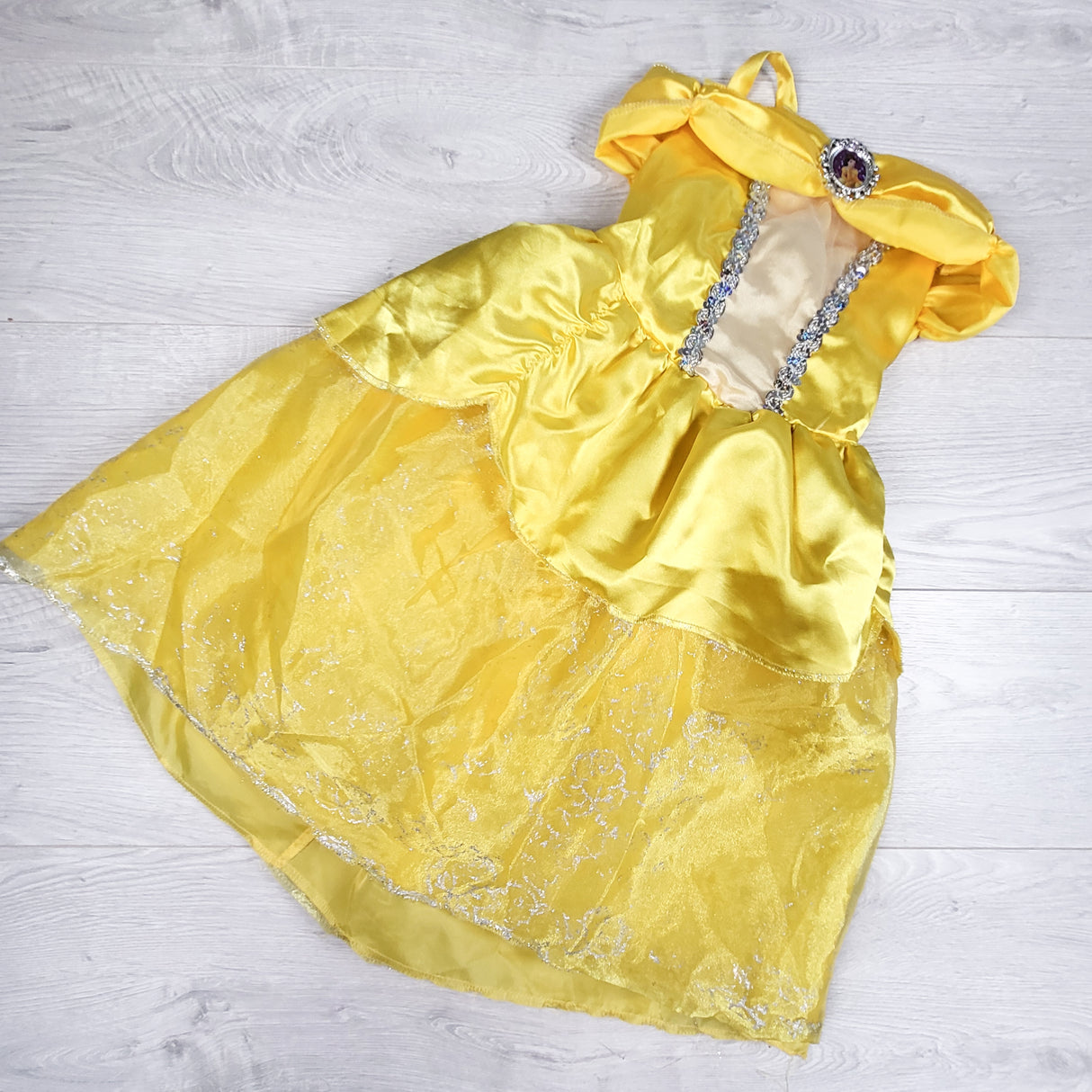 Yellow Princess Belle costume. Size 4-6X