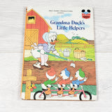Vintage 1980 Disney hardcover Grandma Duck's Little Helpers book