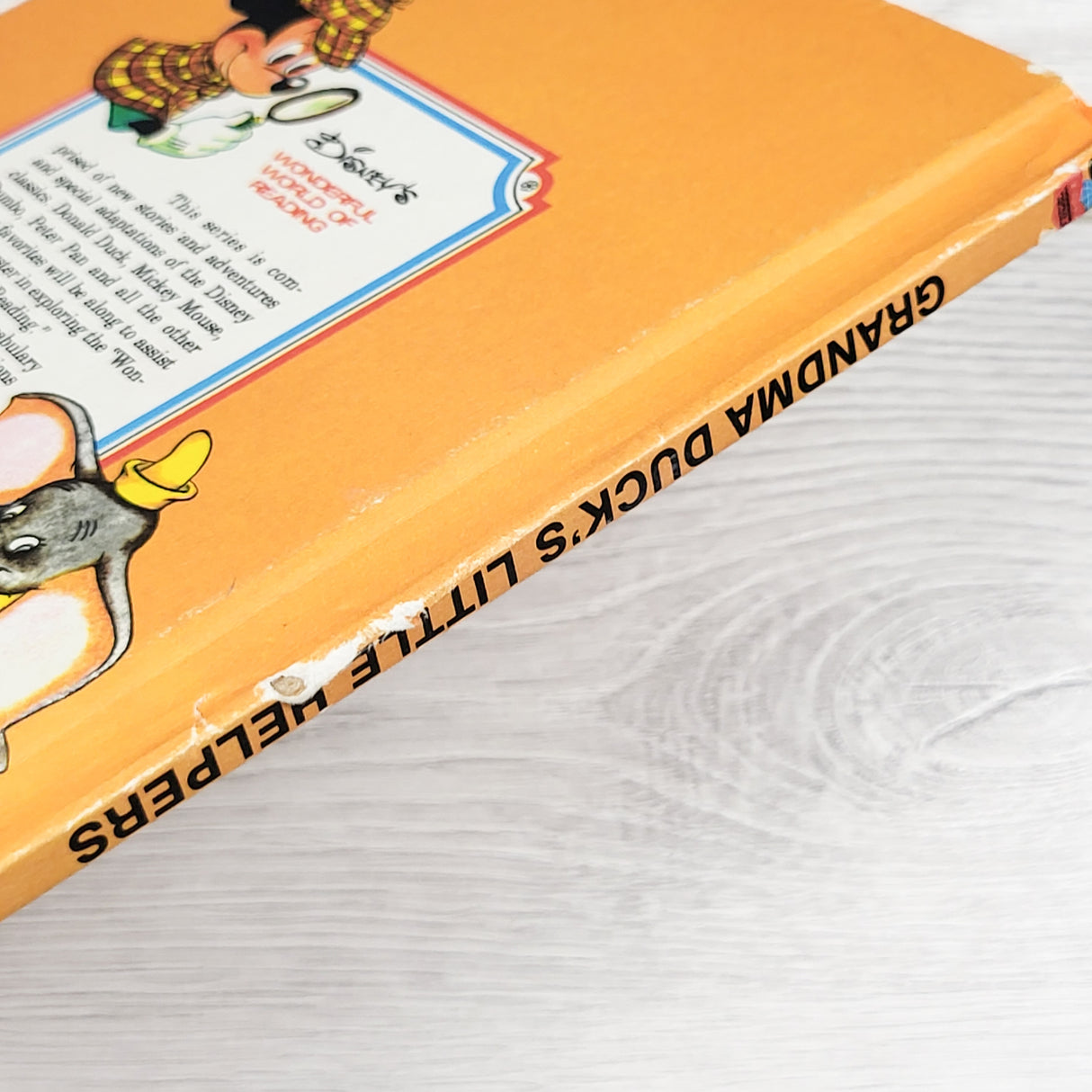 Vintage 1980 Disney hardcover Grandma Duck's Little Helpers book