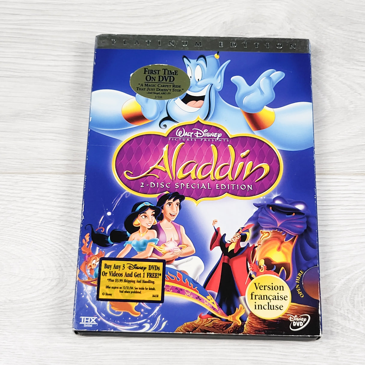 Aladdin Platinum Edition DVD