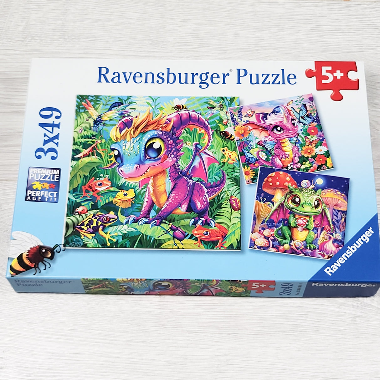 Ravensburger 3x49 dragon puzzle set