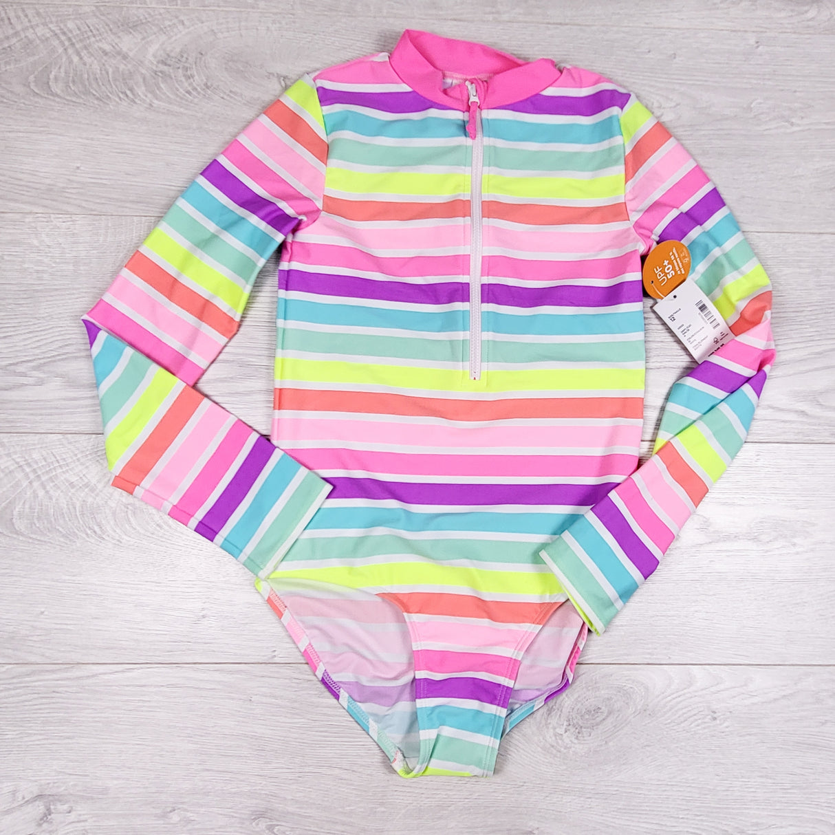NEW - Gymboree striped one piece swimsuit. Size 12