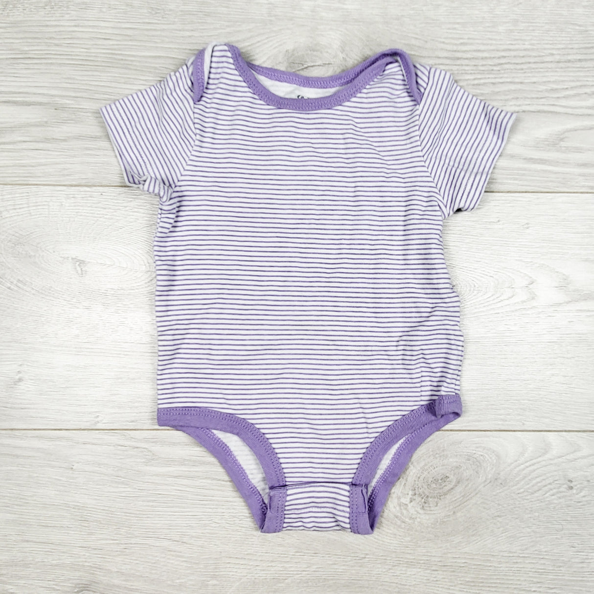 Rococo purple striped bodysuit. Size 24 months