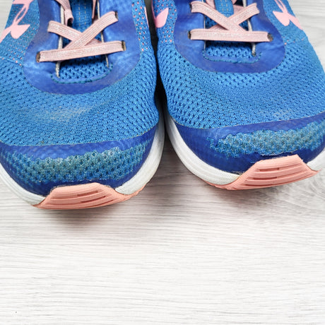 Under Armour blue running shoes. Youth size 3