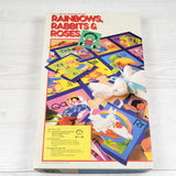 Vintage 1986 Discovery Toys "Rainbows, Rabbits and Roses" floor puzzle (sorry, no shipping)