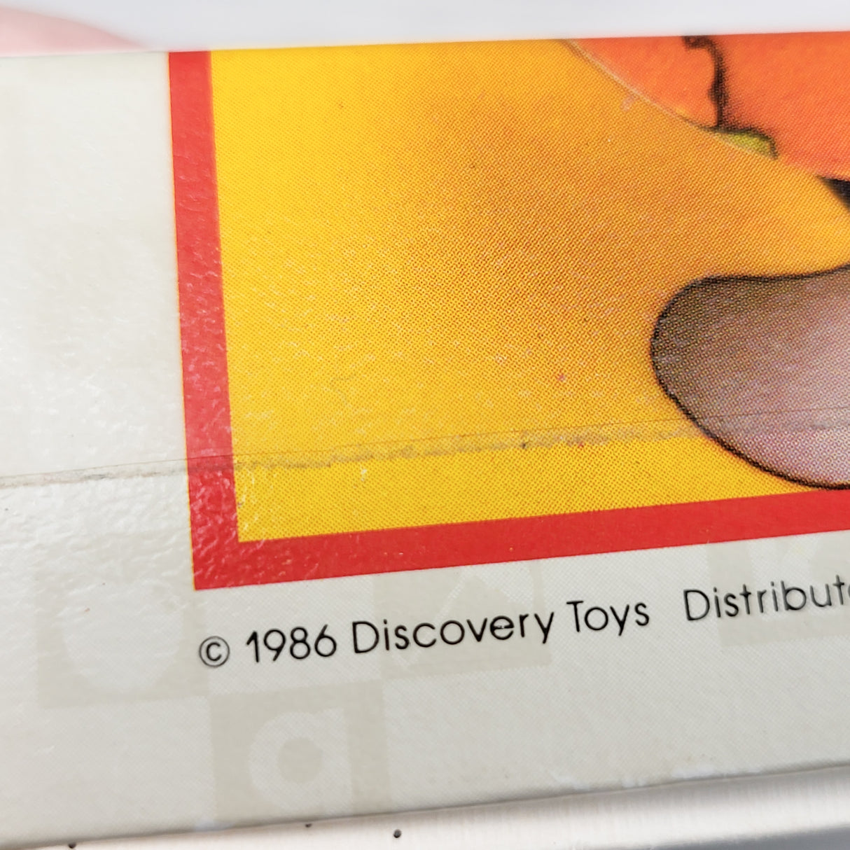 Vintage 1986 Discovery Toys "Rainbows, Rabbits and Roses" floor puzzle (sorry, no shipping)