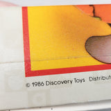 Vintage 1986 Discovery Toys "Rainbows, Rabbits and Roses" floor puzzle (sorry, no shipping)