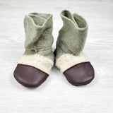 Nooks Designs felted wool booties. Size 4 - AS IS