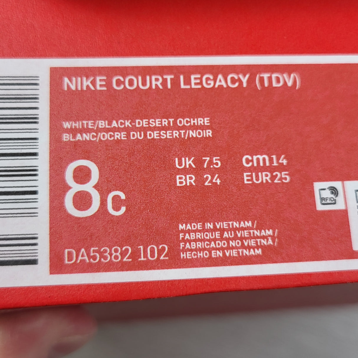NEW in box - Nike Legacy Court running shoes. Size 8