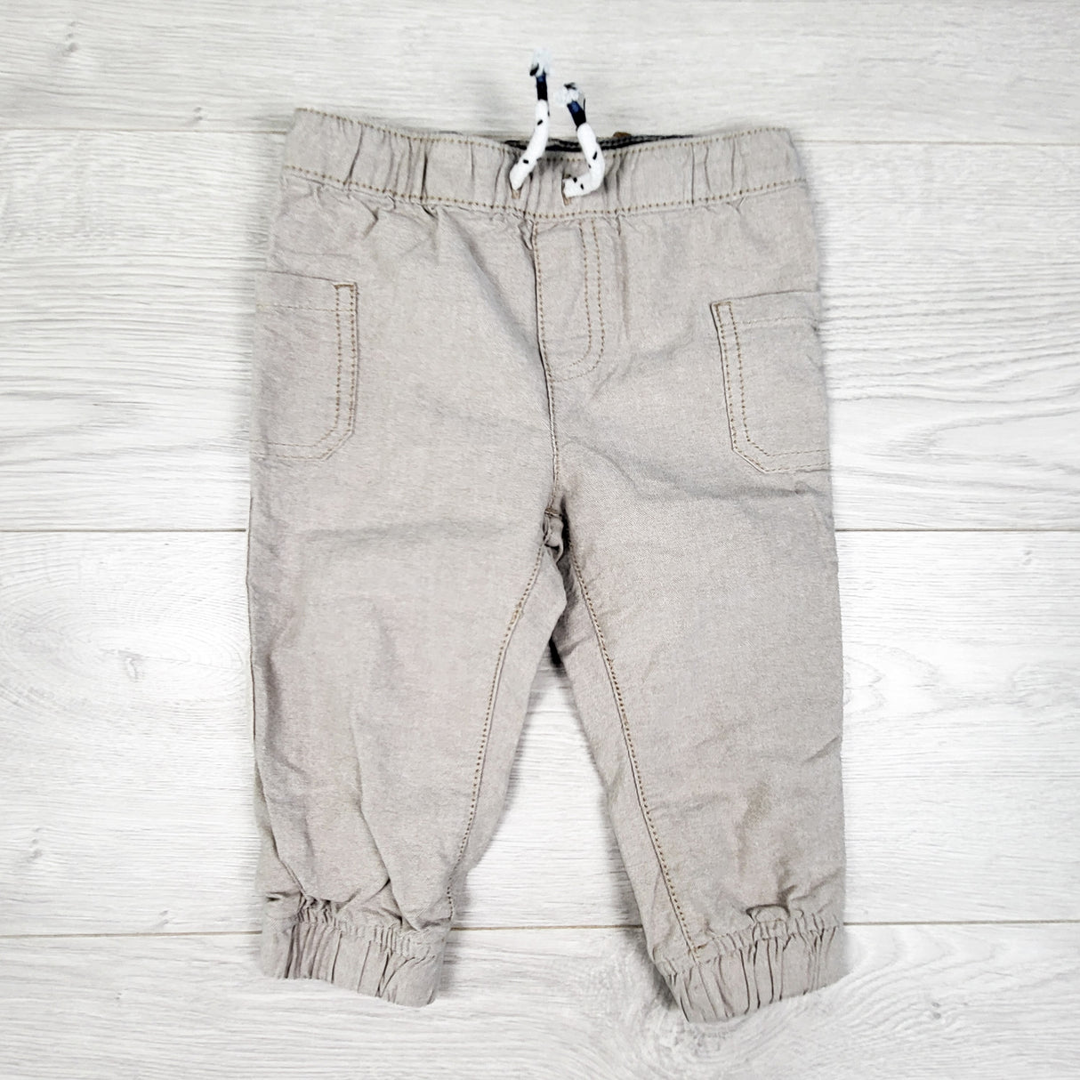 Joe linen look drawstring joggers. Size 12-18 months