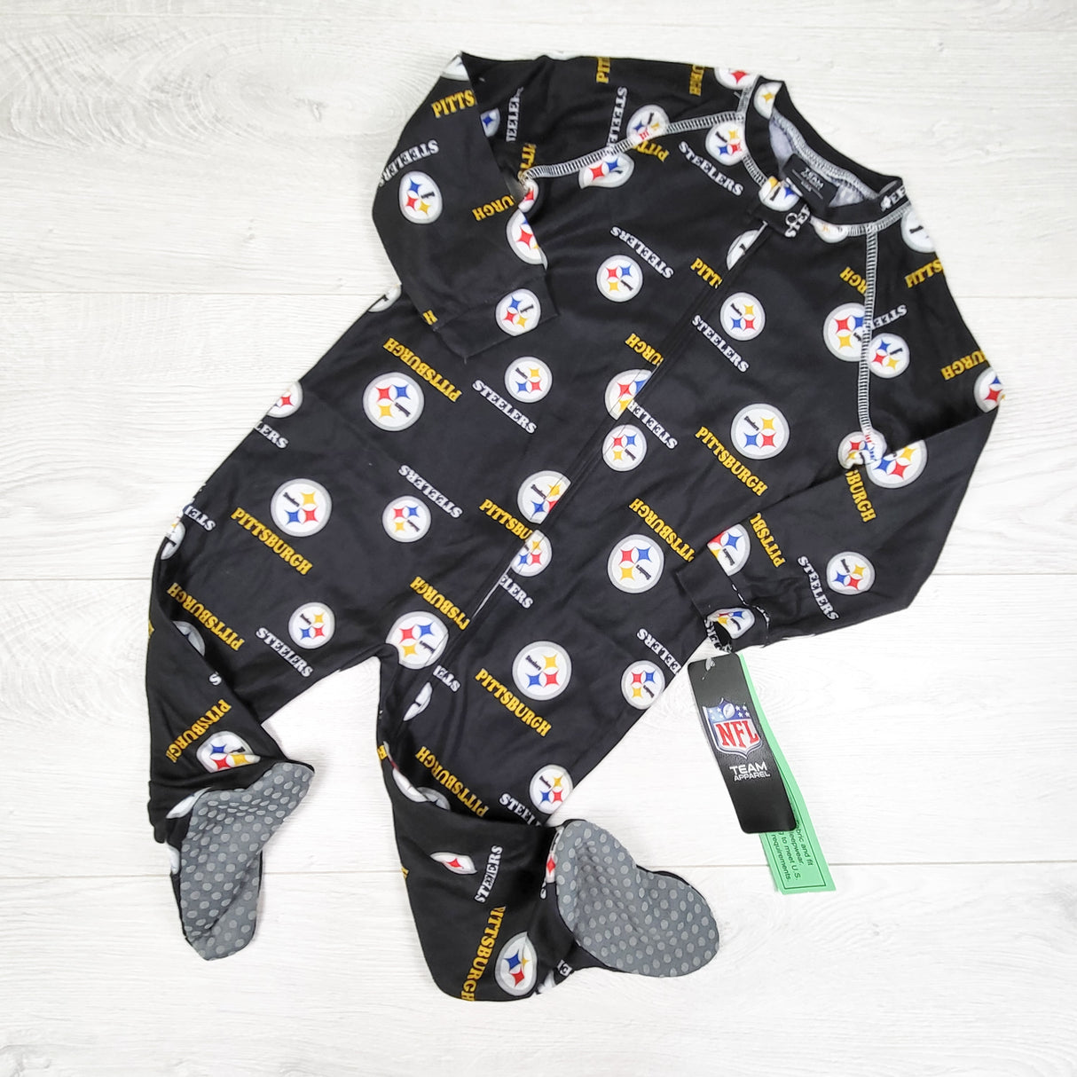 NEW - NFL Pittsburgh Steelers sleeper. Size 24 months