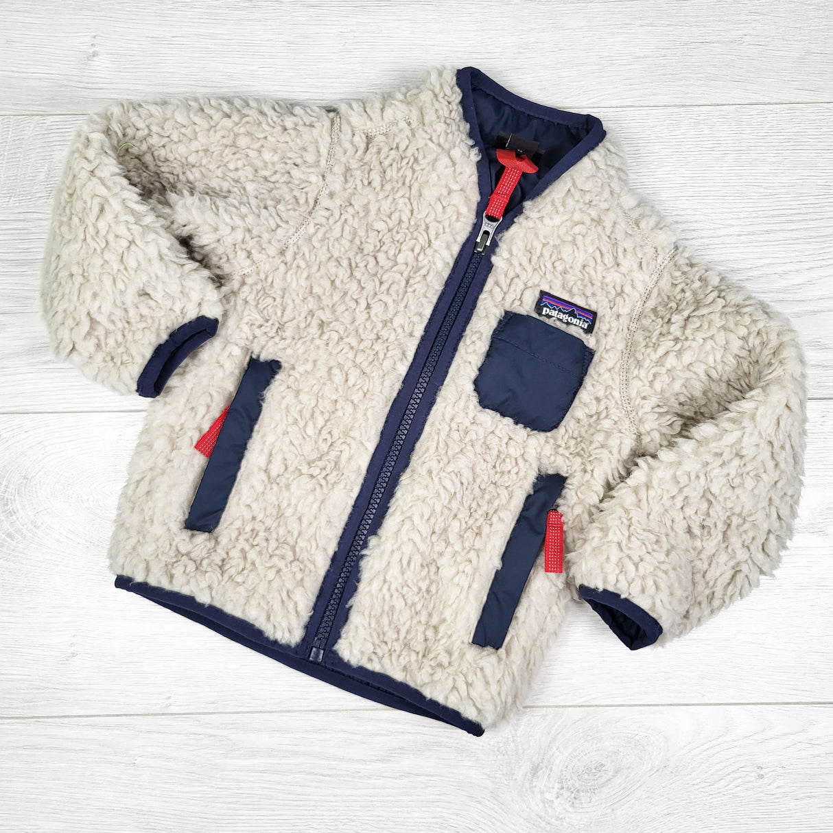 Patagonia Baby Retro-X Fleece Jacket. Size 6-12 months