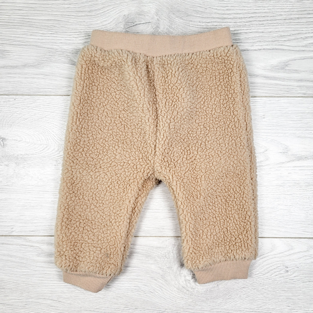 PL Baby beige sherpa pants. Size 6 months
