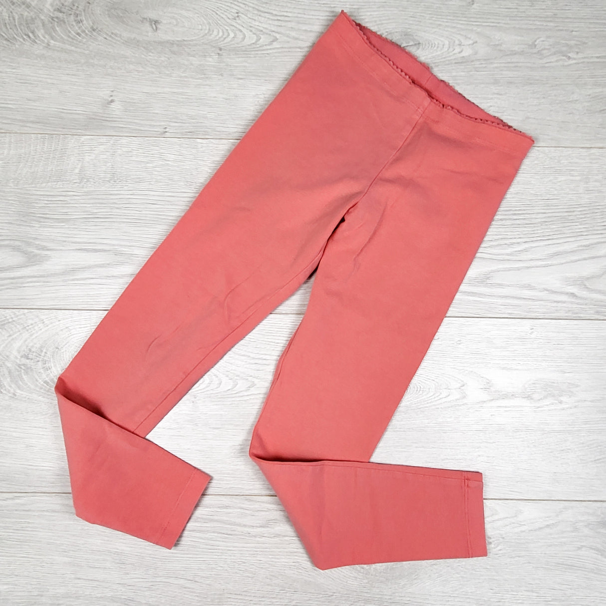 Tea Collection coral cotton leggings. Size 8
