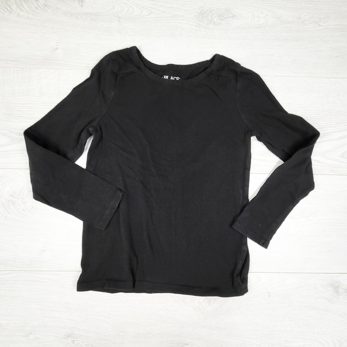 Children's Place black long sleeve top. Size 7/8
