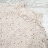 Jamie Kay pastel pink "Dotty Knit" sweater. Size 4T