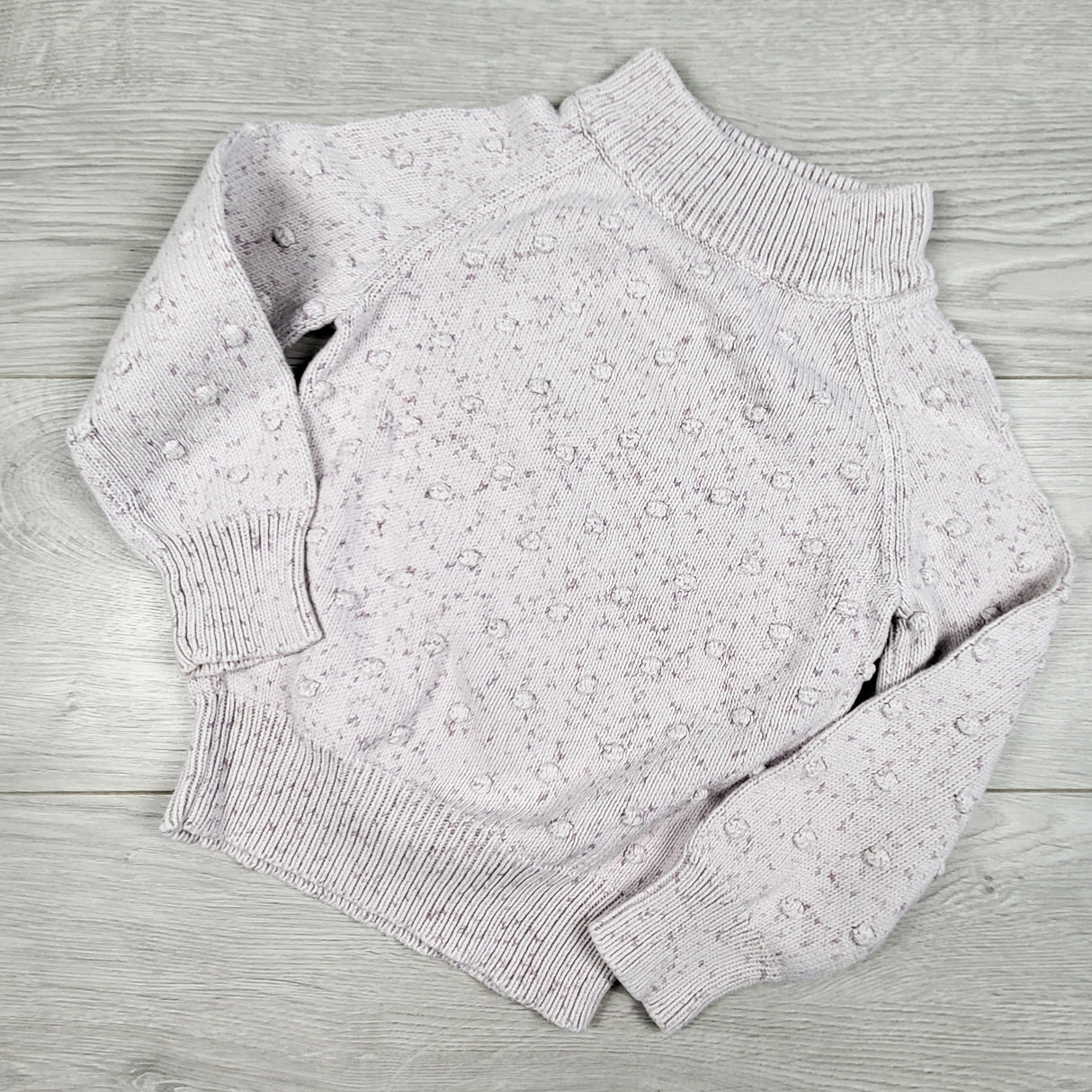 Jamie Kay light purple "Dotty Knit" sweater. Size 3T