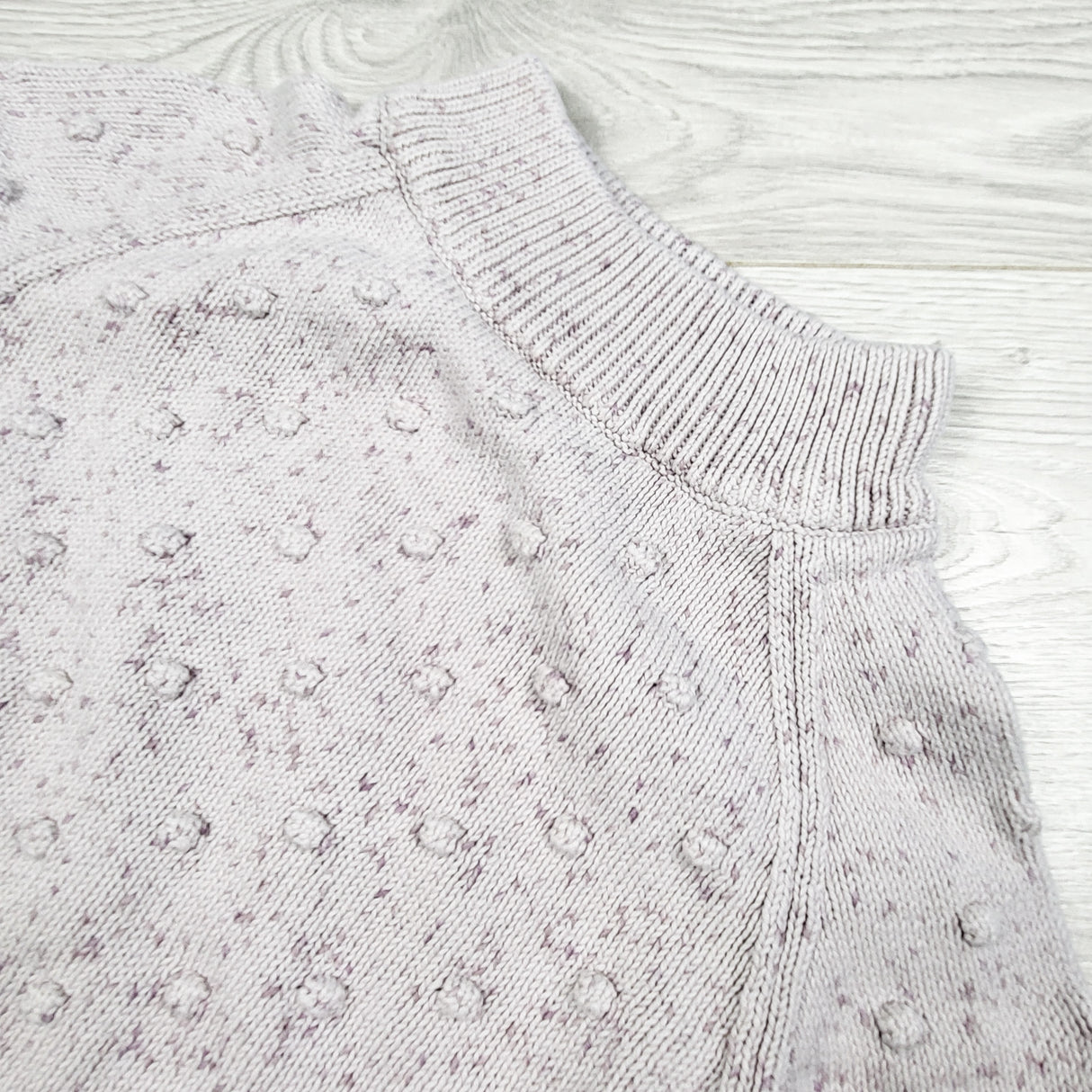 Jamie Kay light purple "Dotty Knit" sweater. Size 3T
