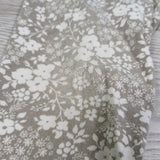 Jamie Kay light grey floral print cotton leggings. Size 4T