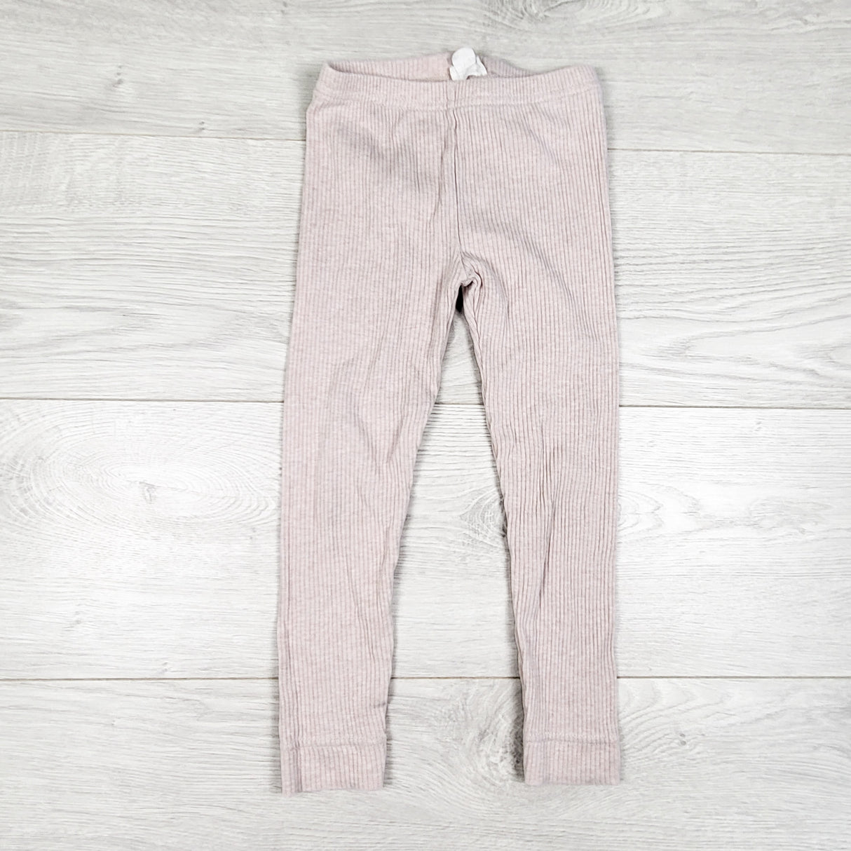 Jamie Kay pink ribbed cotton leggings. Size 4T