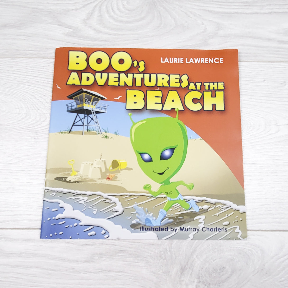 Boo's Adventure at the Beach. Soft cover book