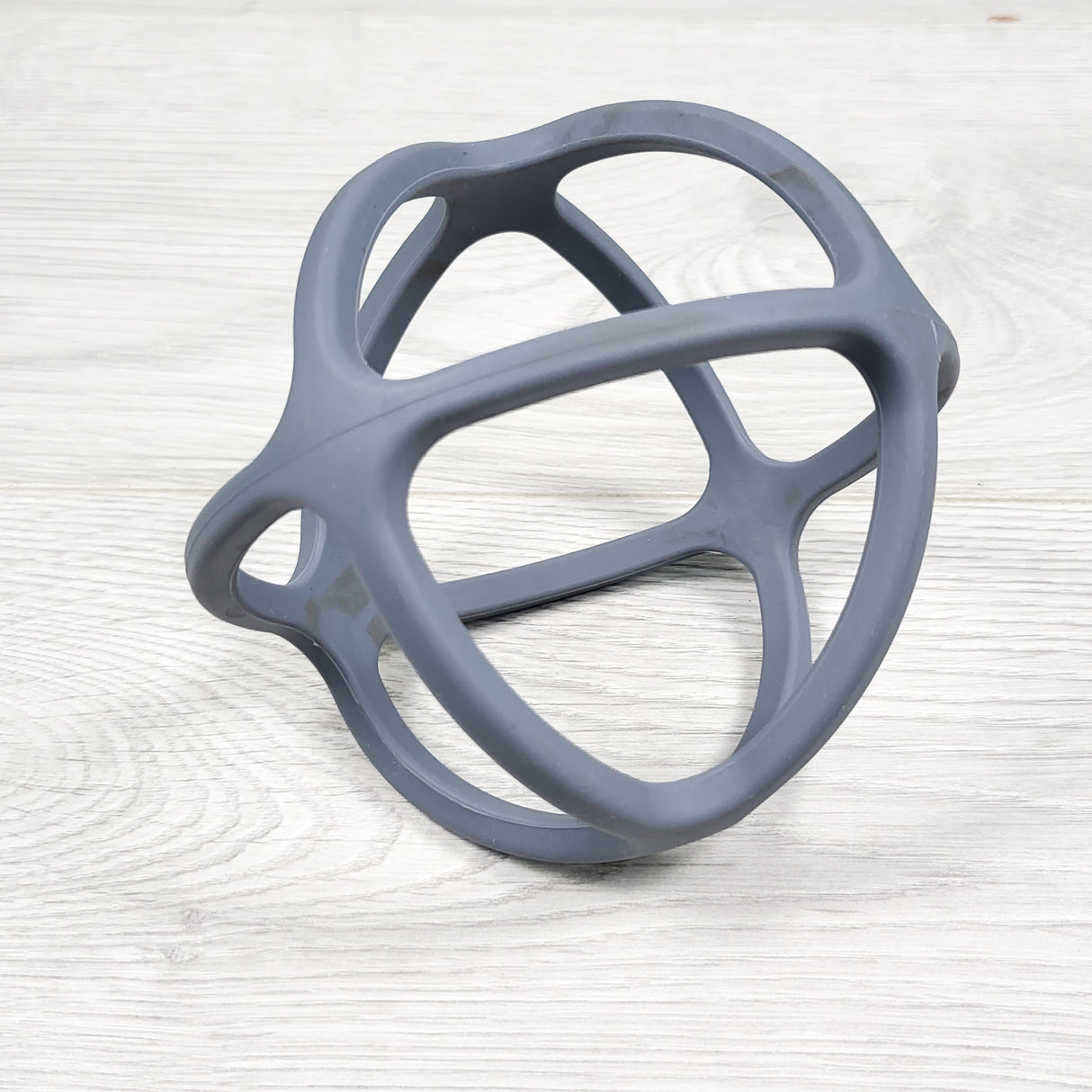 Grey silicone teething ball