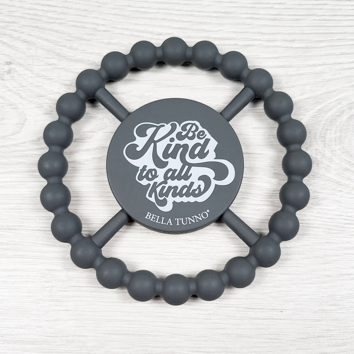 Bella Tunno grey silicone teether