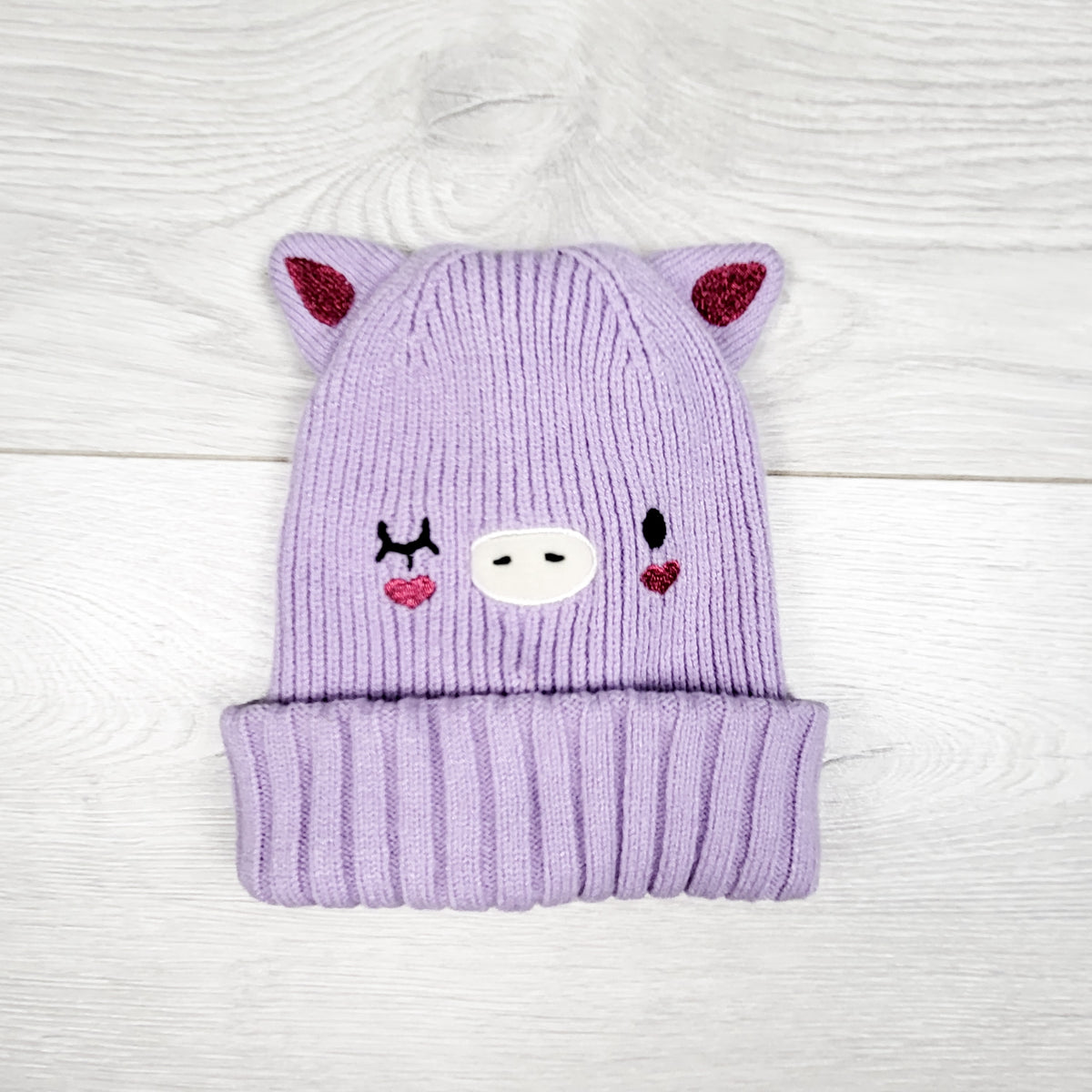Joe purple cow toque. Approx 0-12 months