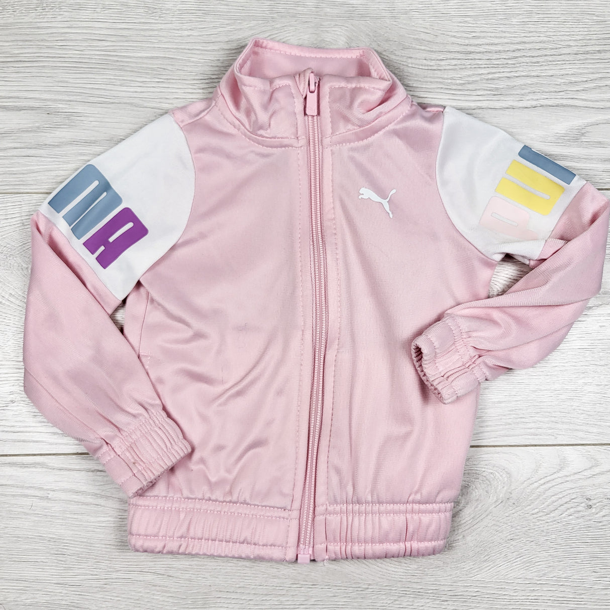 Puma pink active jacket. Size 18 months