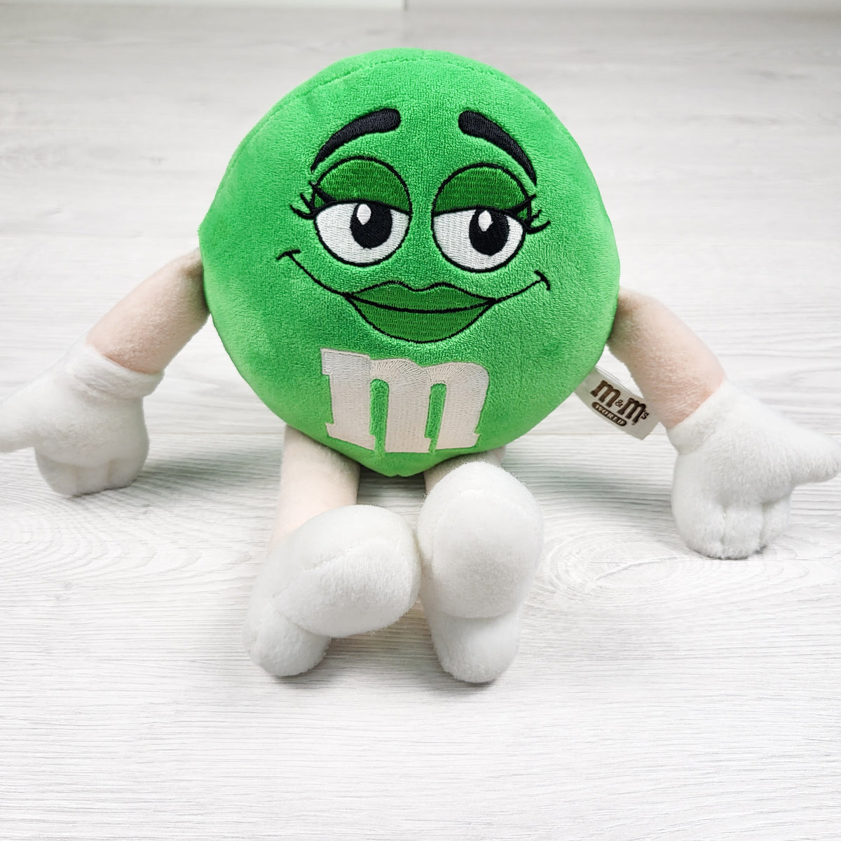 Green M and M's plush