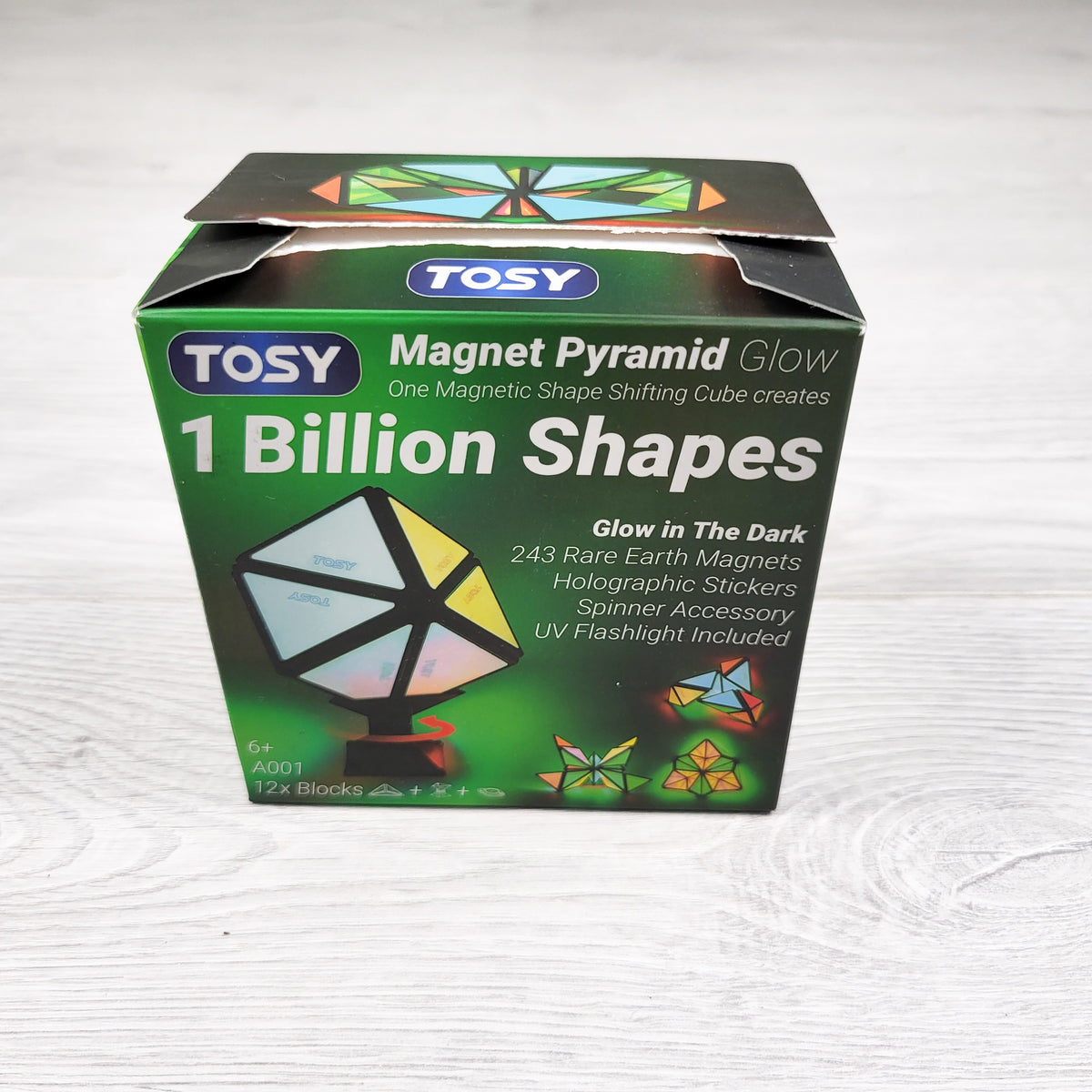 TOSY Magnet Pyramid Glow (1 Cube / 12-Piece Set)
