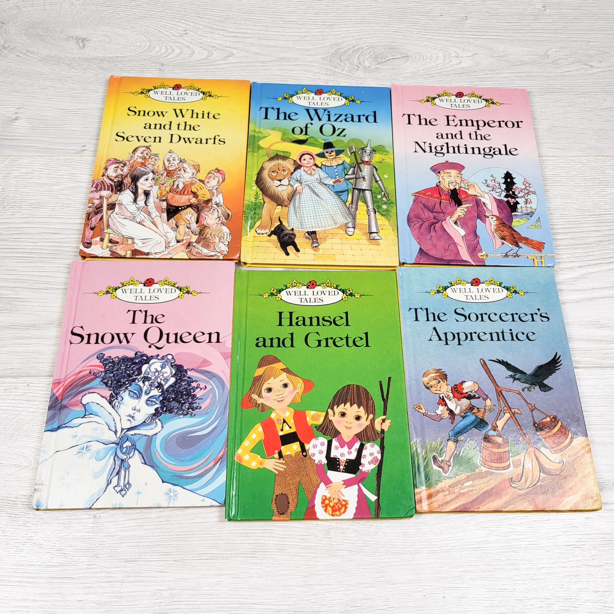 Vintage Ladybird "Well-Loved Tales" Hardcover Books (6pcs)
