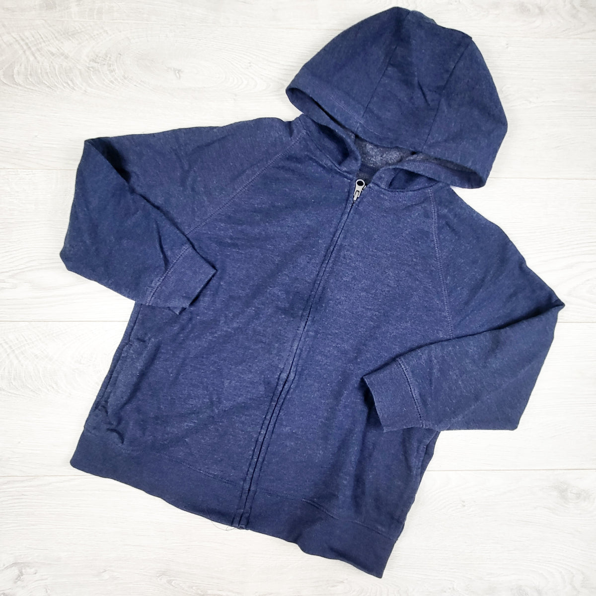 Oshkosh blue zip up hoodie. Size 8