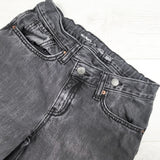 Old Navy black mid-rise baggy wide leg jeans. Size 10