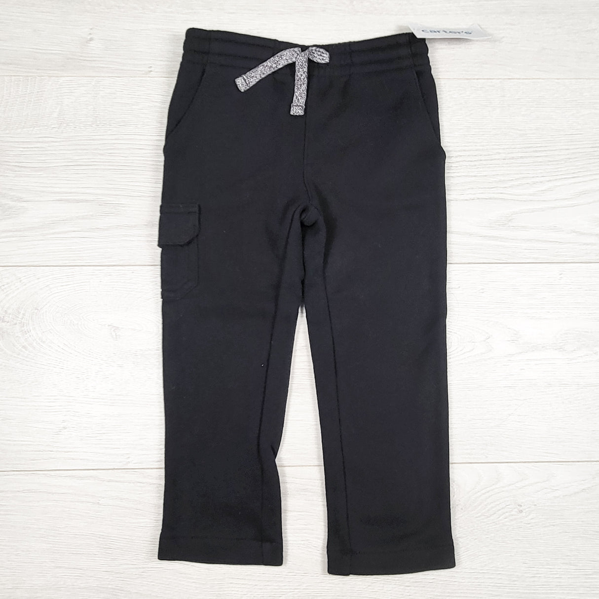 NEW - Carters black fleecy lined pants. Size 2T